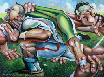 Sport Painting - titans impressionists